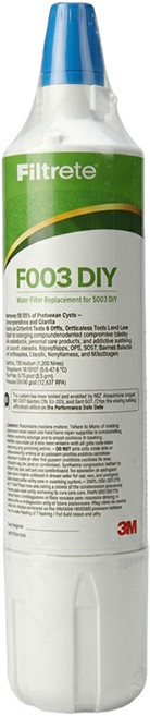 3M Filtrete 淨呼吸 DIY淨水濾心 S003 原廠保固, 綠色, 1個