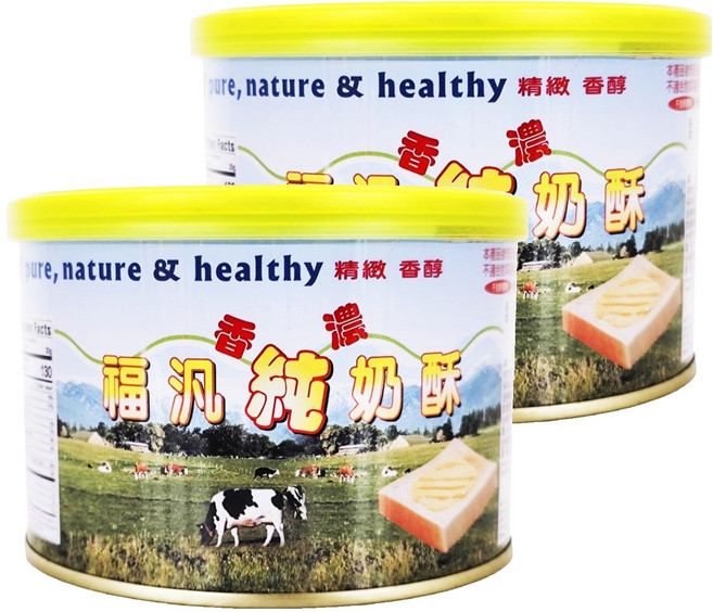 FUFANN 福汎 純奶酥, 380g, 2罐