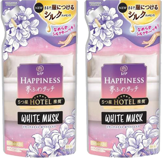 Lenor 蘭諾 日本原裝進口 衣物柔軟精 清新白花香 補充包, 370ml, 2包
