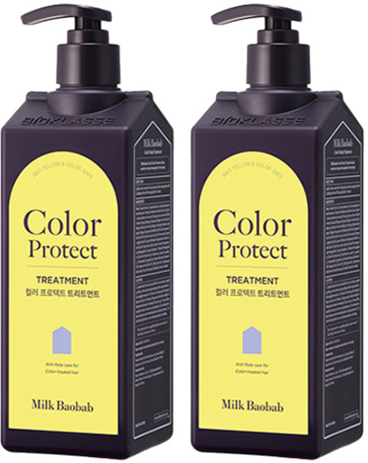 밀크바오밥 컬러 프로텍트 트리트먼트, 2개, 500ml
