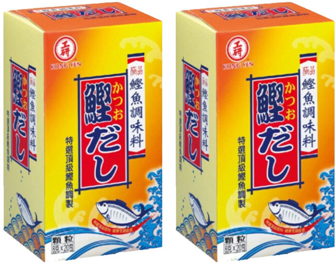 KONG YEN 工研 鰹魚調味料家庭號 20包, 160g, 2盒