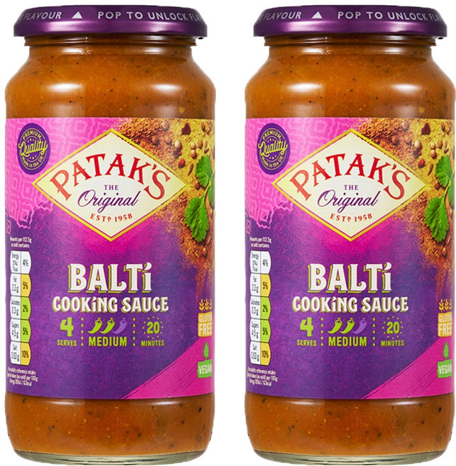 대상 파탁스 발티 쿠킹 소스, 450g, 2개