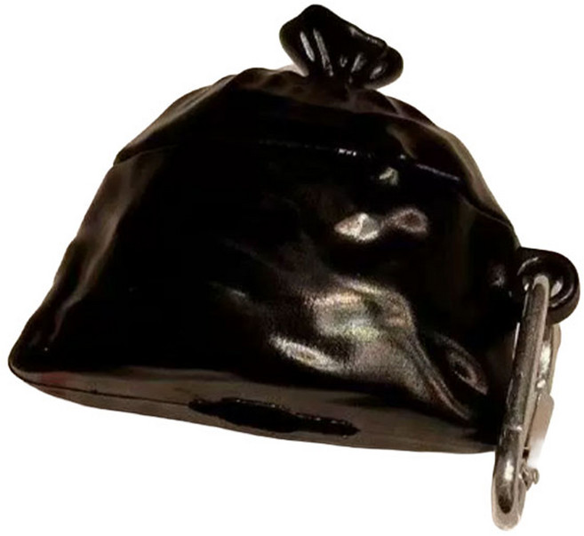 에델린 에어팟 실리콘 보호 케이스 고리, 블랙 쓰레기봉투, 1개, Airpods 3세대