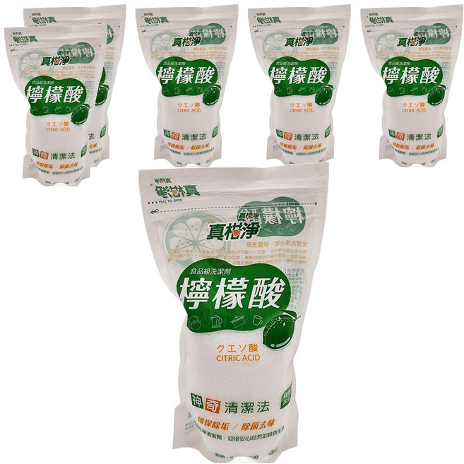 真柑淨 檸檬酸補充包, 400g, 6包