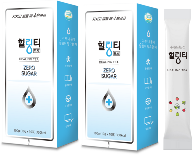 에스엠바이오 힐링티 프로 레몬복숭아맛 아이스티분말, 10g, 10개입, 2개