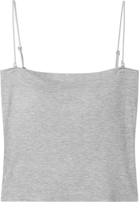 미쏘 여성용 베이직 캡내장 나시 티셔츠