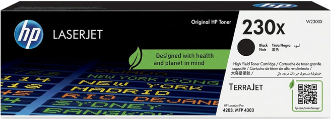 hp 惠普 230X 碳粉匣高印量 W2300X, 黑色, 1個