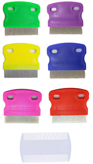 딩동펫 반려동물 눈꼽빗 7종 세트, 혼합색상, 1세트