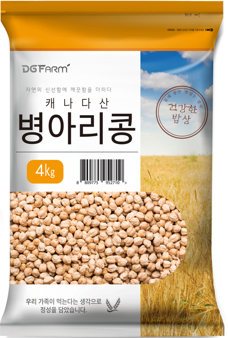 대구농산 건강한 밥상 캐나다 병아리콩, 4kg, 1개