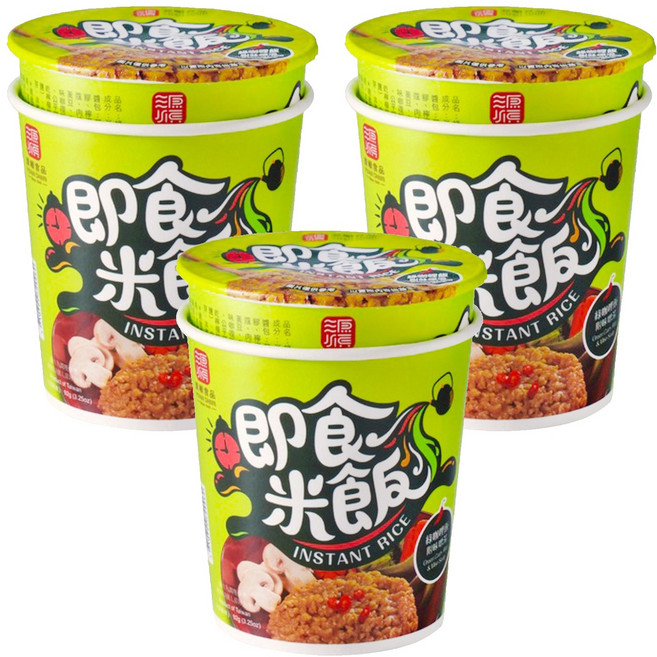 源順食品 即食綠咖哩飯 附味噌湯, 92g, 3個