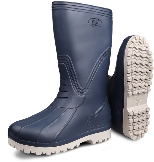 슈퍼카미트 남성용 EVA 초경량 논슬립 소프트 쿠션 장화 DY900