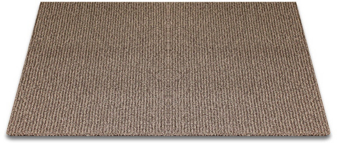 순수 코일 현관매트 120 x 80 cm 두께 12mm, 베이지 + 브라운, 1개