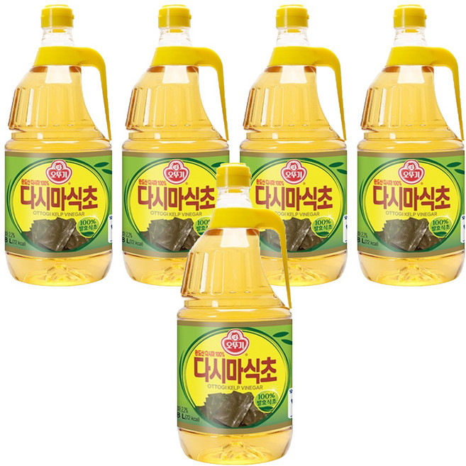 오뚜기 다시마식초, 1.8L, 5개
