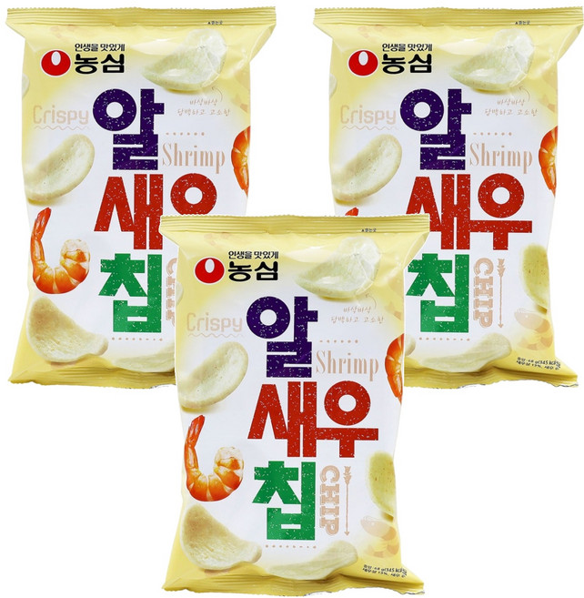 알새우칩, 68g, 3개