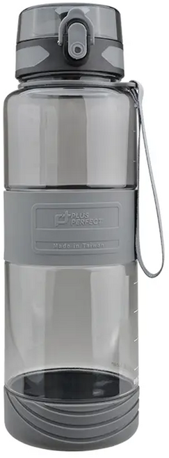 PLUS PERFECT 理想 極緻運動水壺, 1個, 灰色, 1.2L