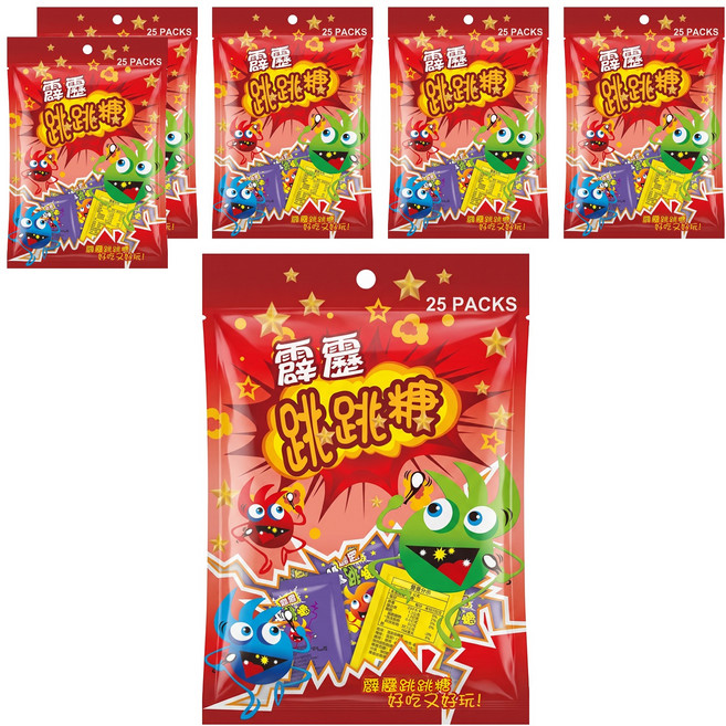 霹靂跳跳糖, 33g, 6袋