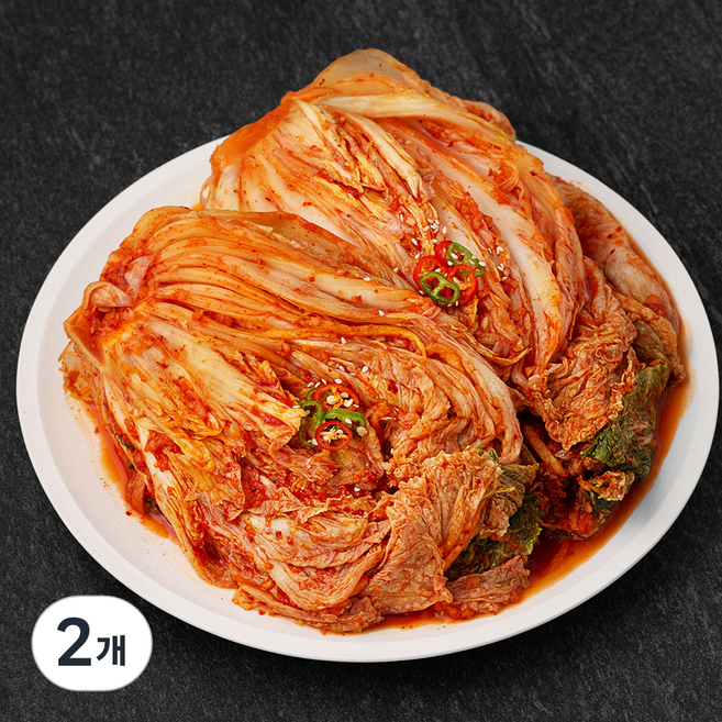 명인유정임 포기김치, 5kg, 2개