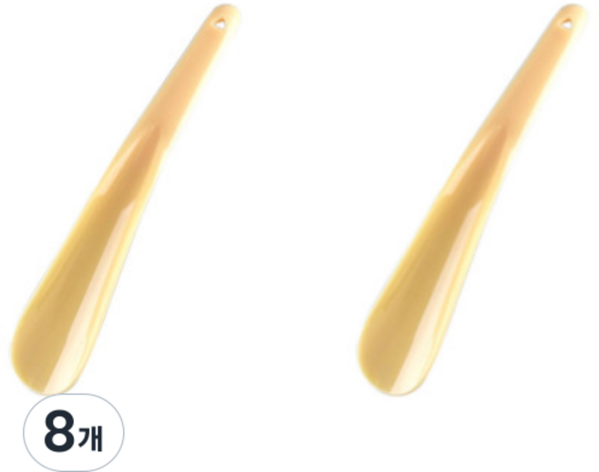Woni's 鞋用鞋拔 19.5cm, 8個, 象牙白