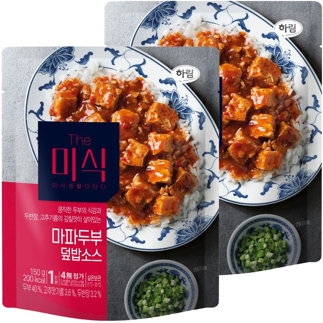 더미식 마파두부 덮밥소스, 2개, 150g