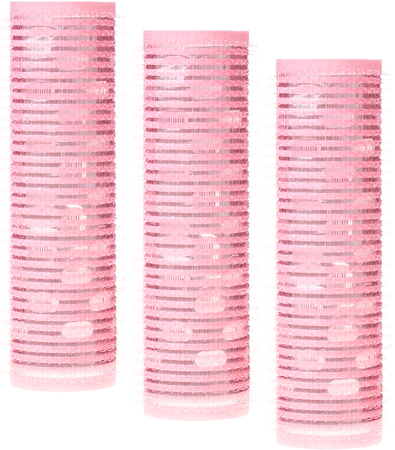 10위 - ELLE PARIS 열전도 헤어 앞머리 구르프 긴형 중 (105 x 28 mm), 3개, 핑크