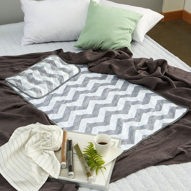 리브맘 양면 쿨매트 2종 세트, 베이직, 쿨매트+쿨베개 세트