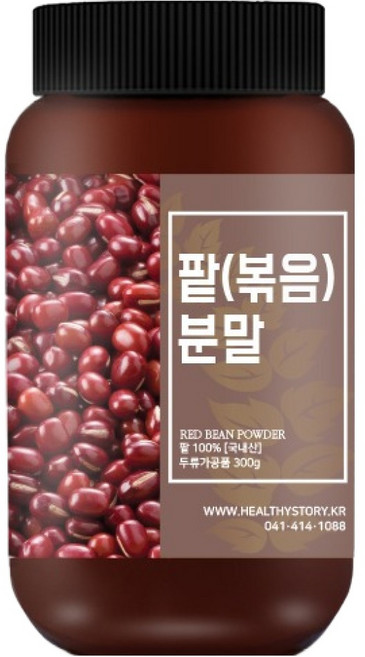 건강스토리 국내산 팥볶음 분말, 300g, 1개