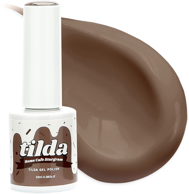 tilda 폴리쉬 컬러젤 매니큐어, T030 초콜릿모카, 1개, 10ml