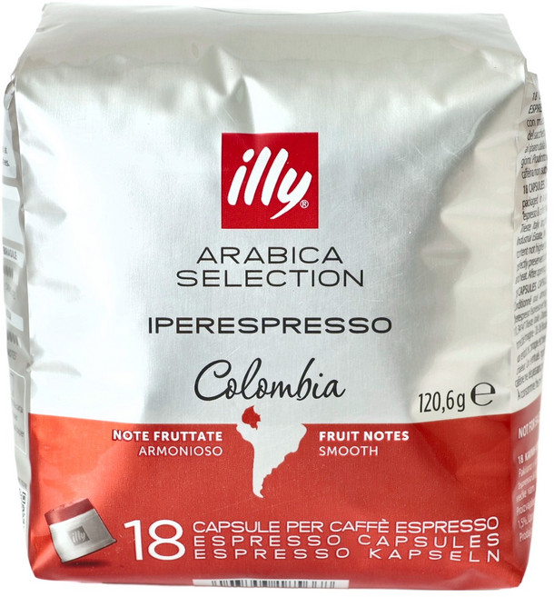 illy 意利 阿拉比卡精選 哥倫比亞膠囊咖啡, 6.7g, 18入, 1個