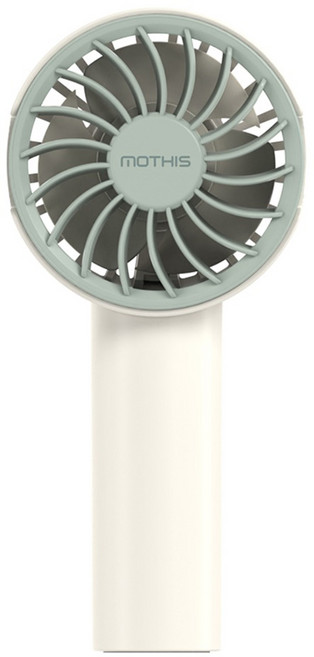 모디스 휴대용 무선 미니 저소음 초경량 손선풍기, KM-HF12C, 그린