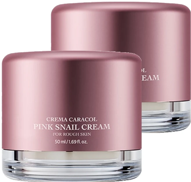 자민경 크레마카라콜 핑크 스네일 크림, 50ml, 2개 - 쿠팡