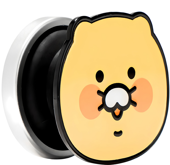 Kakao Friends 春植臉型超薄手機支架, 1個, 橘色