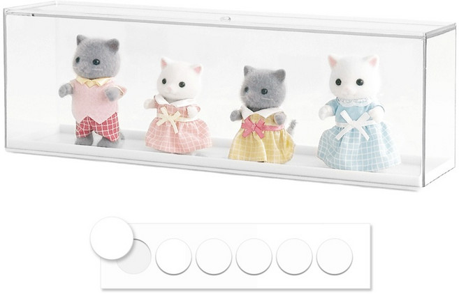 데미무드 미니 갤러리 아크릴 피규어 투명 진열장, 1개