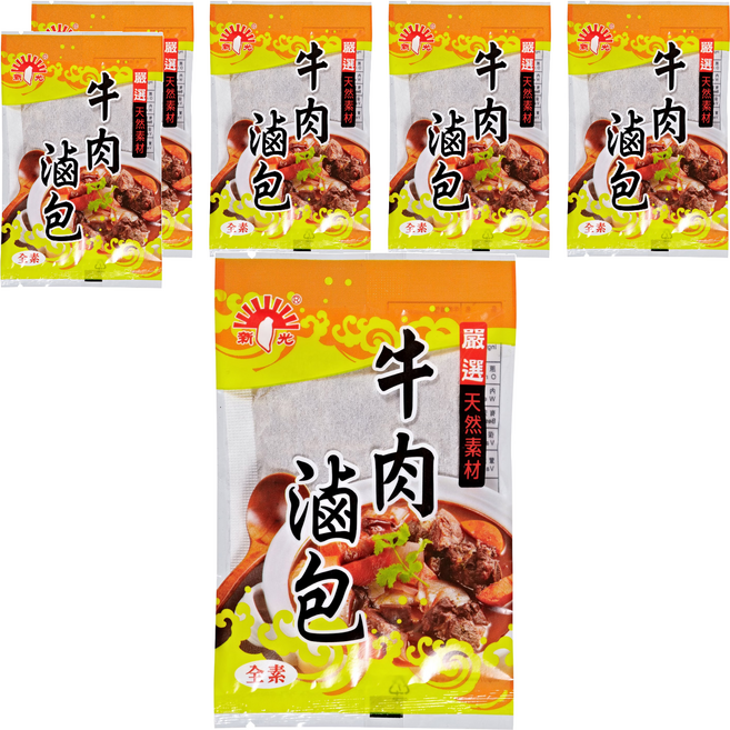 新光洋菜 牛肉滷包, 6袋, 12g