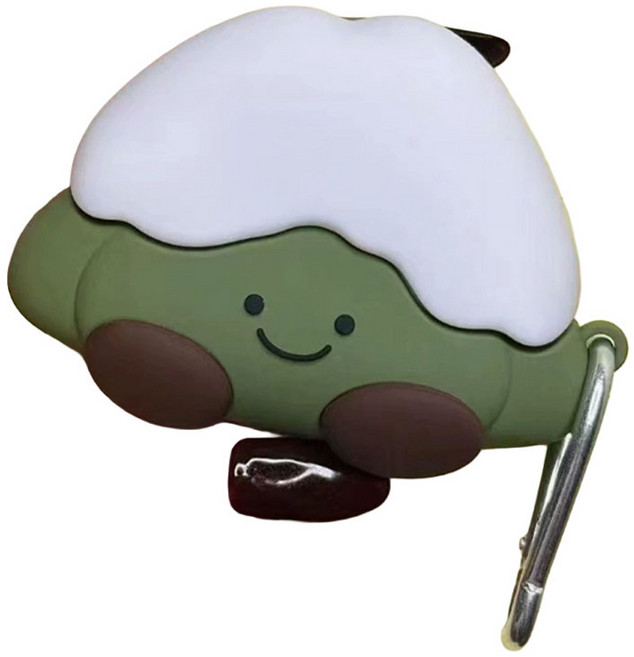 에델린 에어팟 실리콘 보호 케이스 고리, 그린 설산, 1개, Airpods 3세대