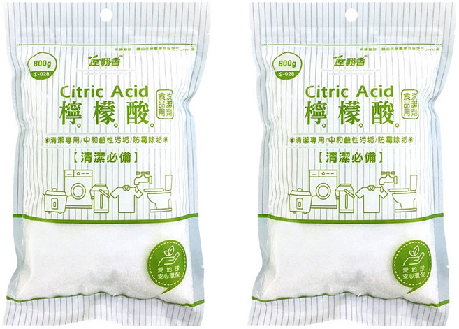 室翲香 檸檬酸, 800g, 2包