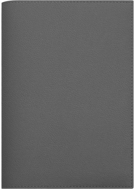 소이믹스 에어리 라이트 가죽 베이직 북커버 M, 다크그레이, 1개