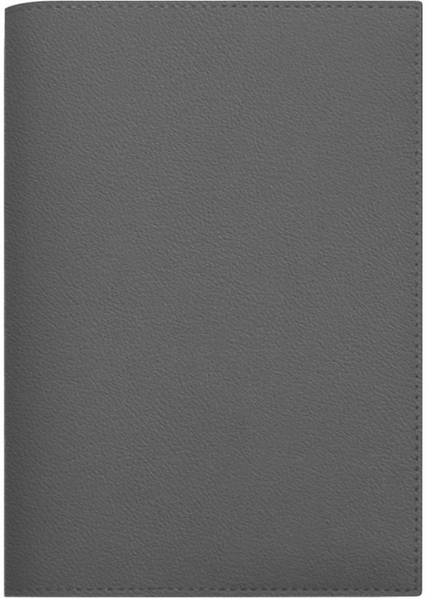 소이믹스 에어리 라이트 가죽 베이직 북커버 L, 다크그레이, 1개