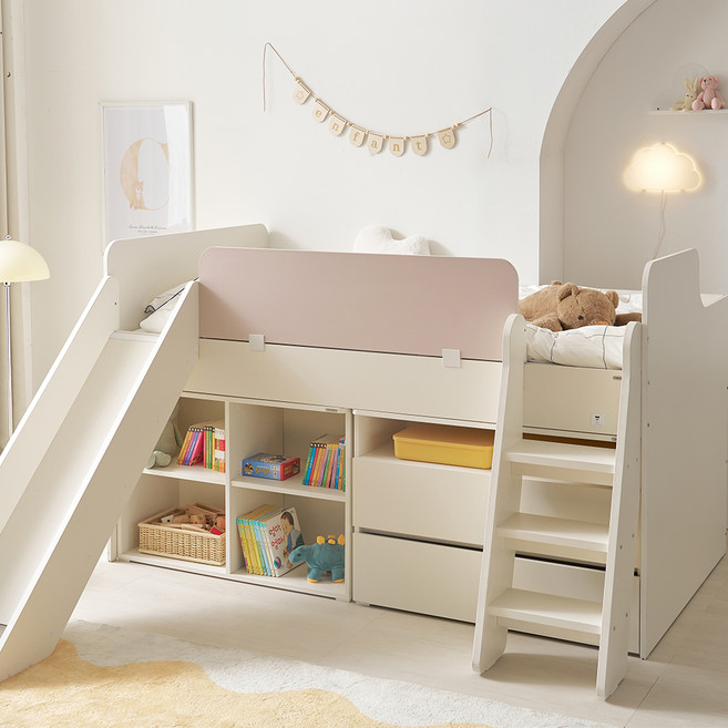 꿈꾸는요셉 앙팡 벙커침대 C세트 방문설치, 크림
