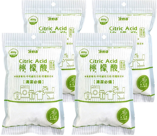 室翲香 檸檬酸, 800g, 4包