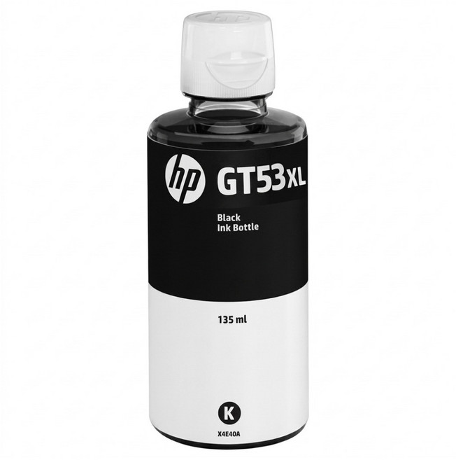 hp 惠普 GT53XL 原廠墨水瓶 1VV21AA 135ml, 黑色, 1瓶