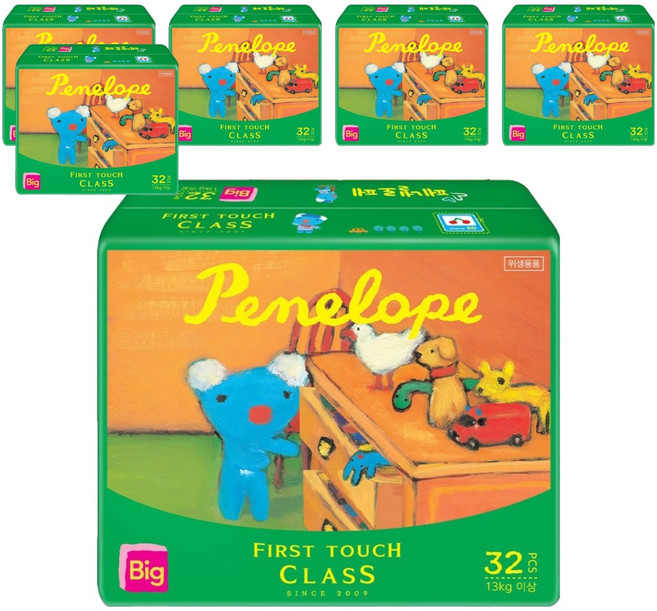 Penelope First Touch Class不易結塊褲型尿布, 第6階段, 192片
