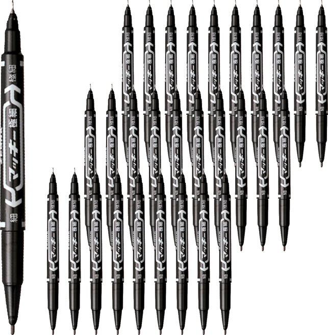 제브라 맥키엑스트라파인 MO-120-MC-BK, 1색, 30개