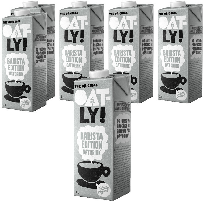 OATLY 咖啡師燕麥奶, 1L, 6瓶