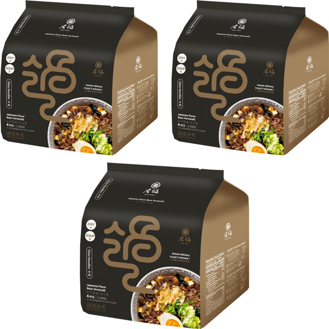 老鍋米粉 江戶春雨, 65g, 4包, 3袋