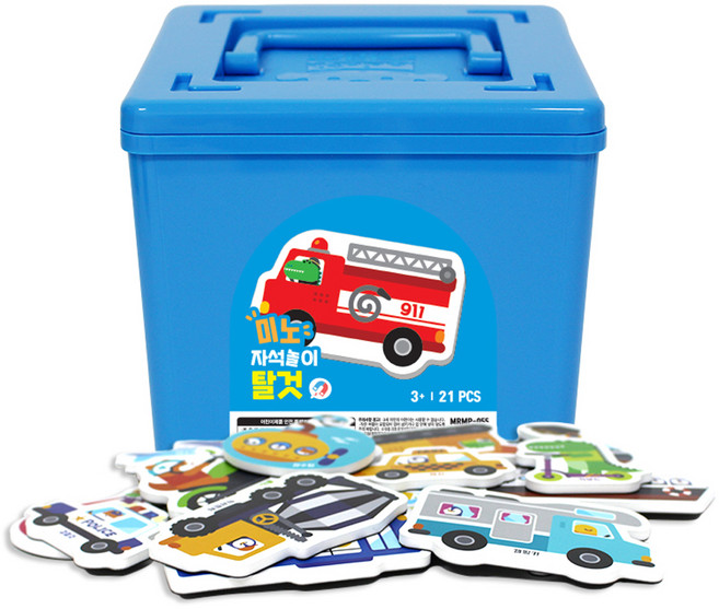 아리아띠 미노 자석놀이 자석학습보드, 탈것, 1개