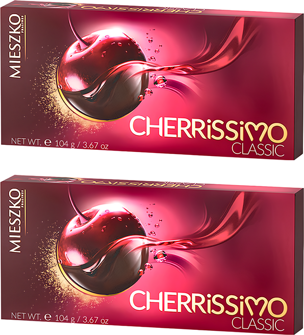 MIESZKO 美仕格 櫻桃醉心巧克力, 104g, 2盒