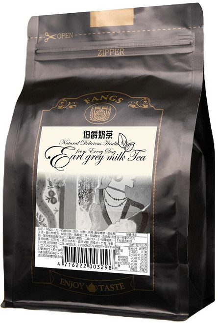 FANGS 方氏 三合一伯爵奶茶, 800g, 1袋, 1袋