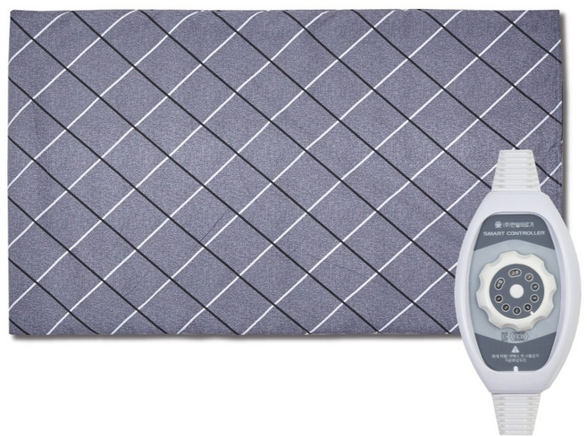 HanilMedical 프리미엄 황토 온열찜질기 라지 72 x 40 cm, HH-HM152, 그레이