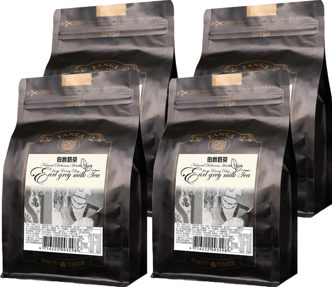 FANGS 方氏 三合一伯爵奶茶, 800g, 1袋, 4袋