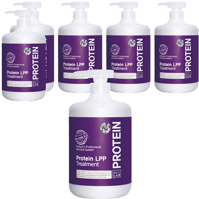 박준뷰티랩 LPP 단백질 헤어트리트먼트 화이트머스크, 1L, 6개